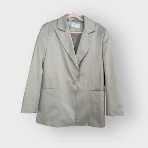 ASOS Design green dad blazer